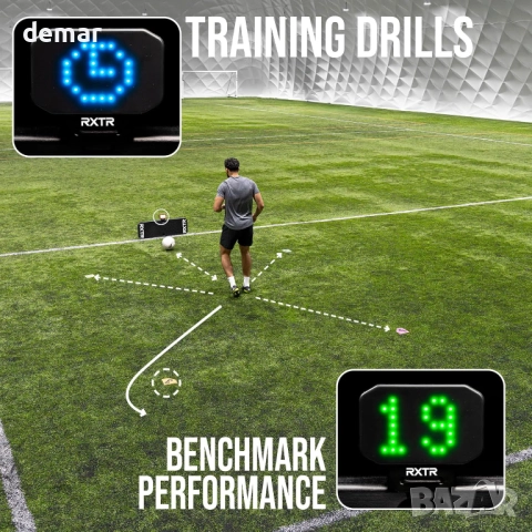 RXTR Reaction - интелигентно устройство за футболни тренировки, снимка 3 - Футбол - 52421184