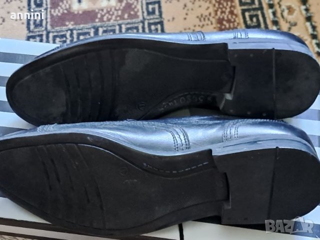 обувки кожа половинки черни нови     ном  44  и ном 41, снимка 3 - Ежедневни обувки - 28479907