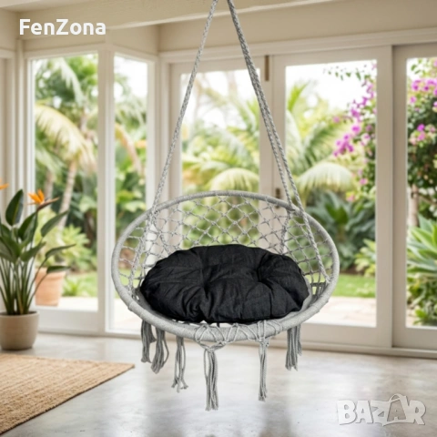 Висяща градинска люлка, с възглавница или без, снимка 13 - Други - 54227547