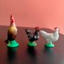 Колекционерска фигурка Schleich Rooster Chicken 1983 13014, 13011, 13018, снимка 5