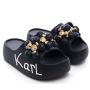 Karl Lagerfeld дамски чехли с декоративни елементи , стилни дамски чехли, снимка 1