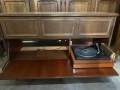Винтидж музикален шкаф с радио и грамофон, снимка 1