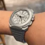 Мъжки часовник BVLGARI Octo Finissimo Chronograph с кварцов механизъм, снимка 6