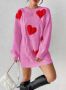 Пуловер over size , снимка 1 - Блузи с дълъг ръкав и пуловери - 45807253