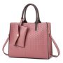 Дамска тънка правоъгълна чанта - текстурирана повърхност / три презрамки, 6цвята , снимка 7