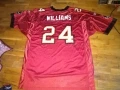 Маркова тениска амер.футбол Cadillac Williams # 24 NFL Tampa Bay Buccaneers Reebok размер L, снимка 10