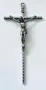 Метален кръст Разпятие Христово Италия, снимка 1
