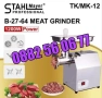 Професионална месомелачка ТК-12 1200W с 3 решетки и 2 ножа + приставка за домати, снимка 2