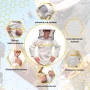 Bee Art пчеларски костюм горнище размер М със предпазна шапка НОВО, снимка 4