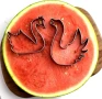 2 бр лебед лебеди метална форма резец за тесто фондан сладки бисквитки, снимка 2
