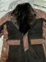 Мъжко кожено яке с естествена кожа и велур, снимка 2
