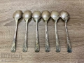 Комплект мелхиорови лъжици — 6 броя, снимка 2