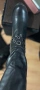Дамски черни високи ботуши с ток MatStar, снимка 4