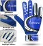 Футболни вратарски ръкавици, wecdoit, мъжки, латекс, сини, размер 6 и 7, снимка 3