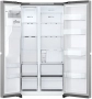 Хладилник Side-by-Side LG GSLC41PYPE, 641 l, E, No Frost, Инокс, снимка 3