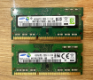 Рам памети за лаптоп Samsung 2x4GB 8GB DDR3 1600MHz , снимка 1 - RAM памет - 44979670