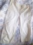 ☀️☀️☀️Дамски нов летен панталон модел 7/8 от 100% памук!цвят екрю с джобове! Л ХЛ☀️☀️☀️, снимка 1 - Панталони - 36925643