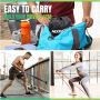 "Комплект ластици за упражнения с различни нива на съпротива и дръжки, подходящ за тренировки у дома, снимка 3