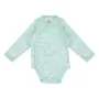 Бельо Памучно боди Mint White Clouds 0-6 месеца S_1230493, снимка 1