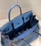 Hermes Birkin agate blue, снимка 8