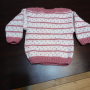 Ръчно плетен детски пуловер, снимка 2