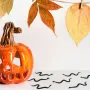 5204 Комплект мини черни змии Halloween декорация , 12 броя, снимка 3