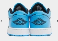 Nike Air Jordan 1 AJ1 Low University номер 46 оригинални кецове / маратонки , снимка 5