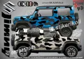 Subaru Forester SK-SJV3-SU-FOR Кaмуфлаж Офроуд Джип Пикап Лодка Camouflage Off-Road стикери, снимка 6