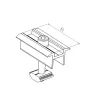 AR2 Среден клипс с минирейл гайка 05 (30mm,35mm,40mm) L60 за монтаж на соларни системи, снимка 2