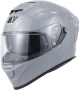 MY-936 пълнолицева каска с визьор, ECE 22.06, сива, L N7, снимка 3