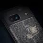 Google Pixel 8a Удароустойчив Litchi Skin Калъф и Протектор, снимка 4