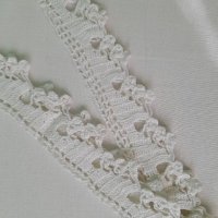Бяла плетена дантела, снимка 2 - Други стоки за дома - 45374393