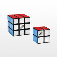 Комплект оригинални Рубик кубчета Rubik's Duo Pack (Куб 2x2x2 & Куб 3x3x3) - С цветни пластини, снимка 3 - Игри и пъзели - 45822817