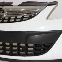 Предна броня Opel Corsa D facelift (2011-2015г.) 1400869 предна решетка, снимка 5 - Части - 45688912