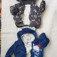 Якенца бебешки с ушички, пролетни 6-9 месеца , снимка 1 - Бебешки якета и елеци - 45526770