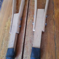 Стари дървени патерици #2, снимка 2 - Други ценни предмети - 44977359