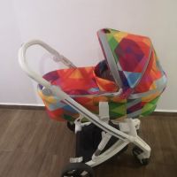 Бебешка количка ibebe 2в1, снимка 9 - Детски колички - 45196164