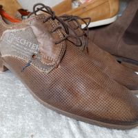 мъжки обувки от естествена кожа DANIEL HECHTER® MEN´S LEATHER LOW SHOES - COGNAC BROWN, N- 43 - 44, снимка 4 - Ежедневни обувки - 45543297