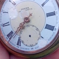 Стар джобен швейцарски часовник Moeris, снимка 5 - Антикварни и старинни предмети - 45141113