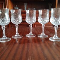 Немски кристални чаши за вино, красиви, старинни, снимка 5 - Други ценни предмети - 40280978
