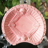 Розова купичка с ангелчета🌸👼, снимка 1 - Декорация за дома - 45147469