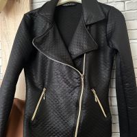 Черно тънко  дамско яке , снимка 2 - Сака - 46214191