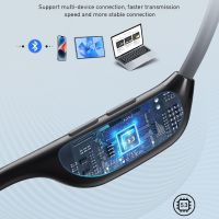 Безжични Bluetooth слушалки с отворено ухо ANCwear, 27g леки и 8 часа време за възпроизвеждане, IP67, снимка 7 - Безжични слушалки - 45375336