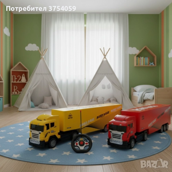 Камион с дистанционно управление  Hercules Road Rage, снимка 1