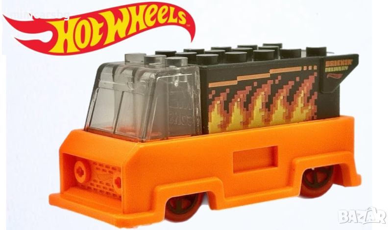 1:64 Метални колички: Brickin' Delivery - Hot Wheels  , снимка 1