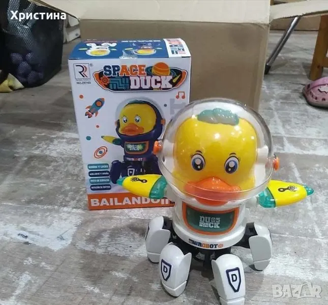 Интерактивно танцуващо пате със светлини и музика, снимка 1