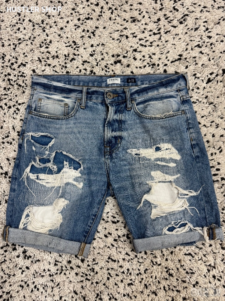 Мъжки къси дънкови панталони. Размер 33, снимка 1