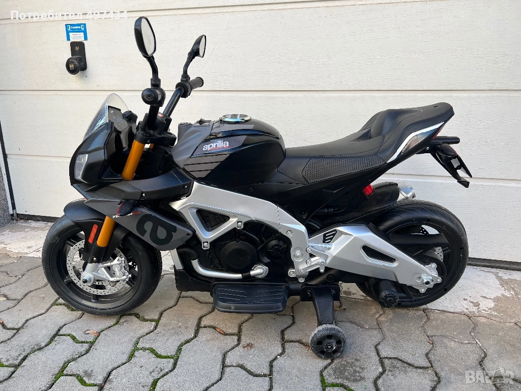 Детски акумулаторен мотор Moni Aprilia , снимка 1