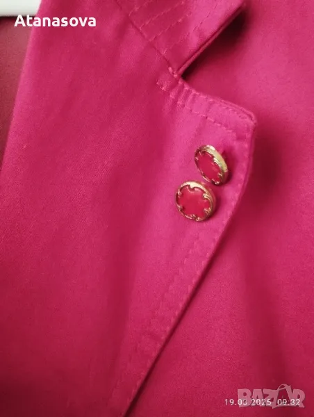 Продавам макси червено сако от висококачествен памук , снимка 1