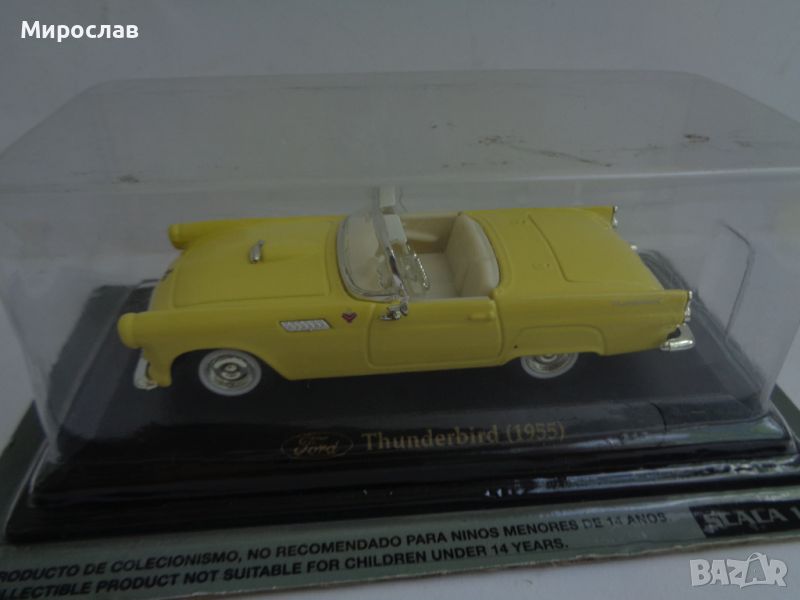 1:43 THUNDERBIRD 1955 КОЛИЧКА РЕТРО МОДЕЛ, снимка 1